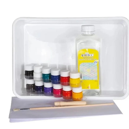 Artdeco Ebru Başlangıç Seti (A4 tekneli) 12x15ml