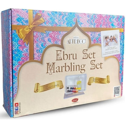 Artdeco Ebru Başlangıç Seti (A4 tekneli) 12x15ml