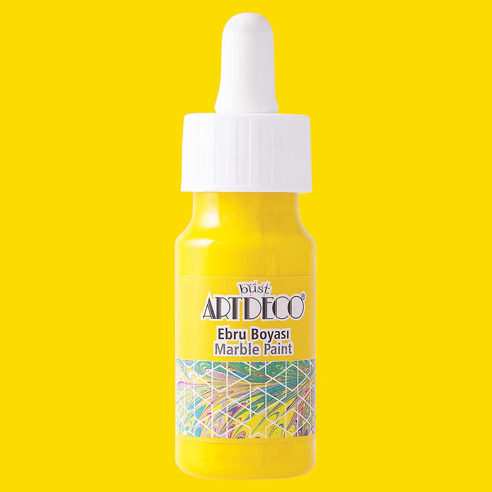 Artdeco Ebru Boyası 30ml Sarı 01