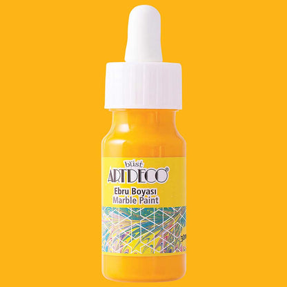 Artdeco Ebru Boyası 30ml Koyu Sarı 02