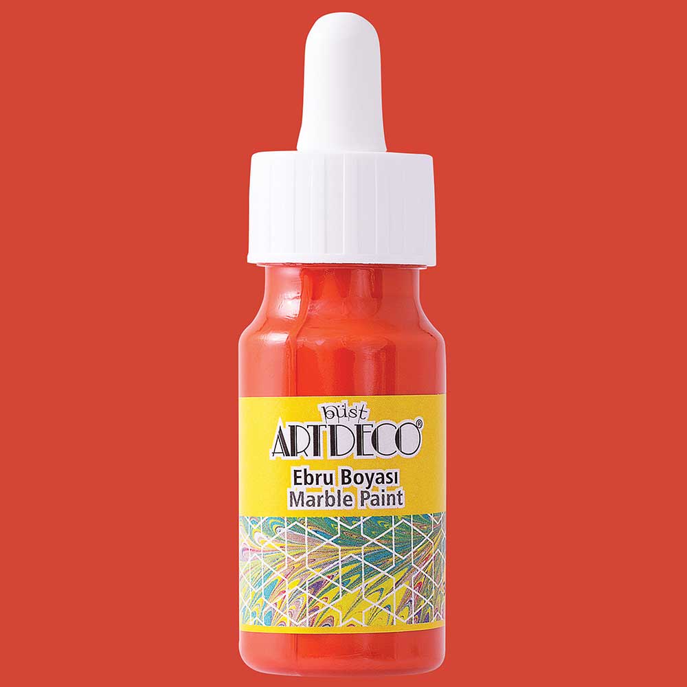 Artdeco Ebru Boyası 30ml Turuncu 03