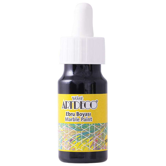 Artdeco Ebru Boyası 30ml Siyah 18