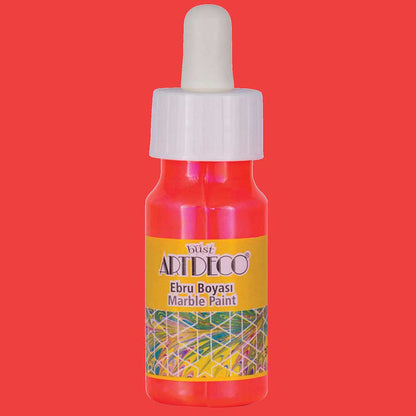 Artdeco Ebru Boyası 30ml Neon Turuncu 92