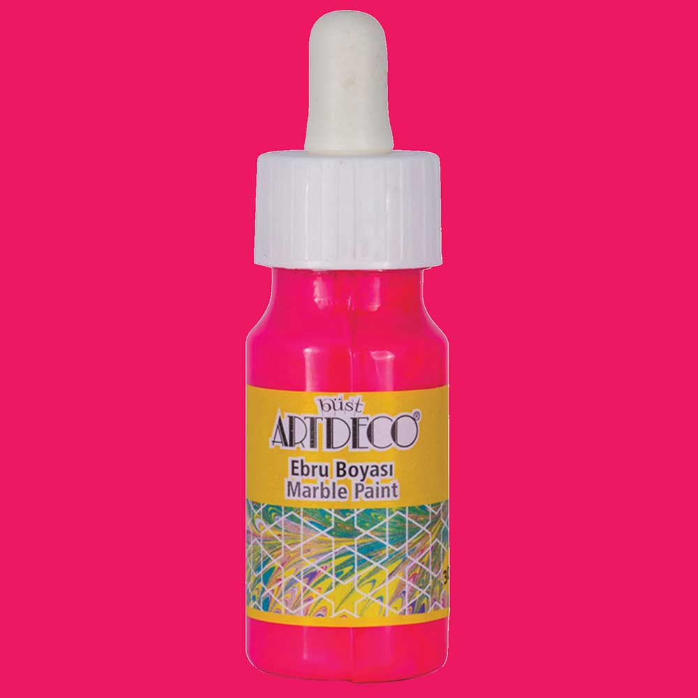 Artdeco Ebru Boyası 30ml Neon Pembe 93