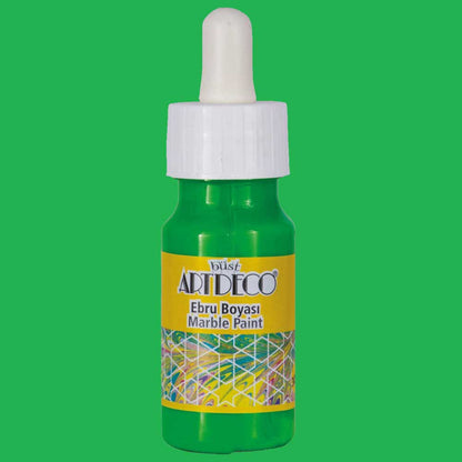 Artdeco Ebru Boyası 30ml Neon Yeşil 95