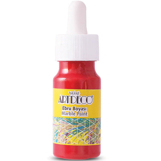 Artdeco Ebru Boyası 30ml Kırmızı 05