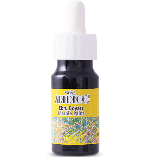 Artdeco Ebru Boyası 30ml Siyah 18