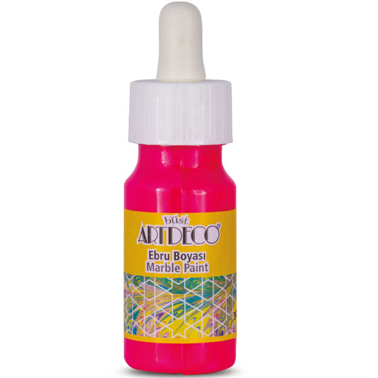 Artdeco Ebru Boyası 30ml Neon Pembe 93