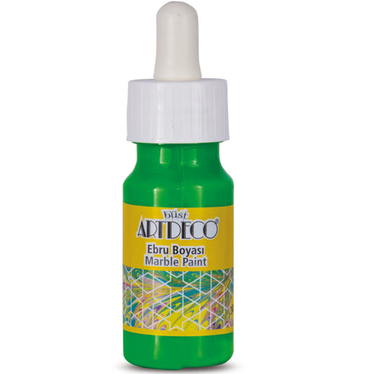 Artdeco Ebru Boyası 30ml Neon Yeşil 95