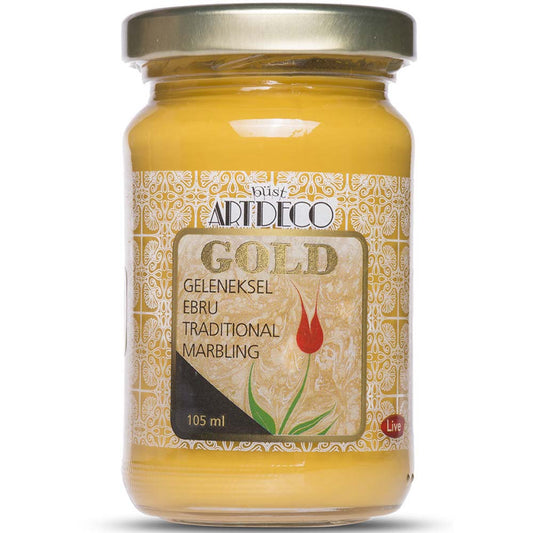 Artdeco Gold Geleneksel Ebru Boyası 105ml Oksit Sarı 165 S.1