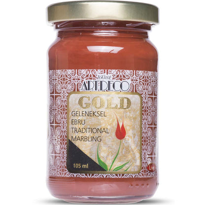 Artdeco Gold Geleneksel Ebru Boyası 105ml Oksit Kırmızı 380 S.1