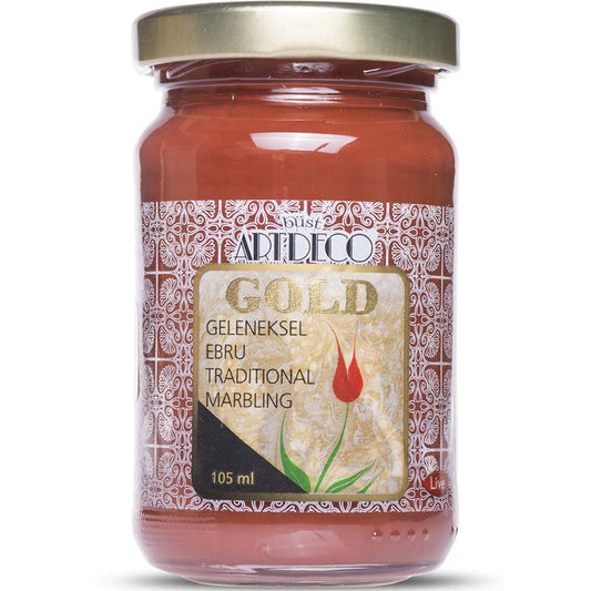 Artdeco Gold Geleneksel Ebru Boyası 105ml Oksit Kırmızı 380 S.1