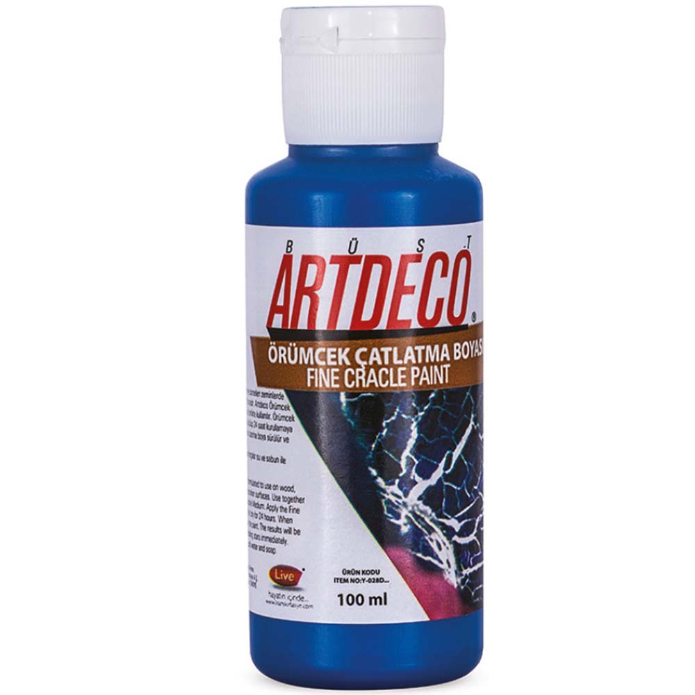 Artdeco Örümcek Çatlatma Boyası 100ml Mavi 1009