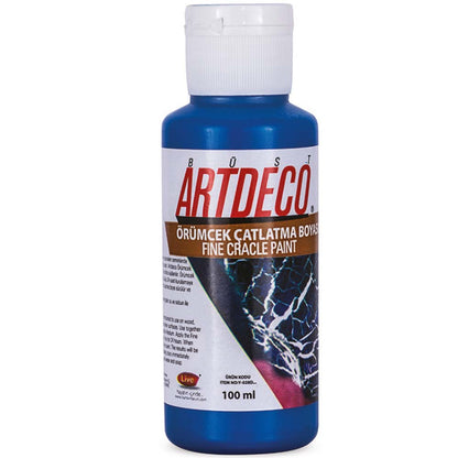 Artdeco Örümcek Çatlatma Boyası 100ml Mavi 1009