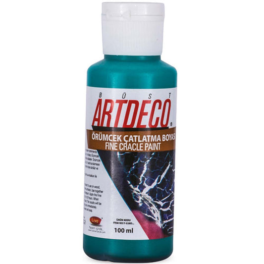 Artdeco Örümcek Çatlatma Boyası 100ml Yeşil 1012
