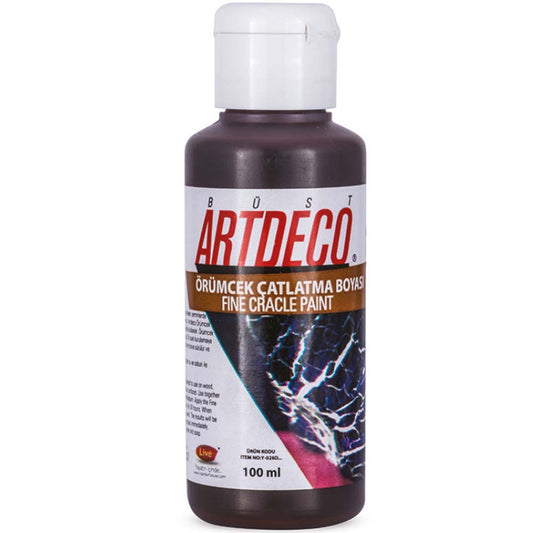 Artdeco Örümcek Çatlatma Boyası 100ml Kahve 1015