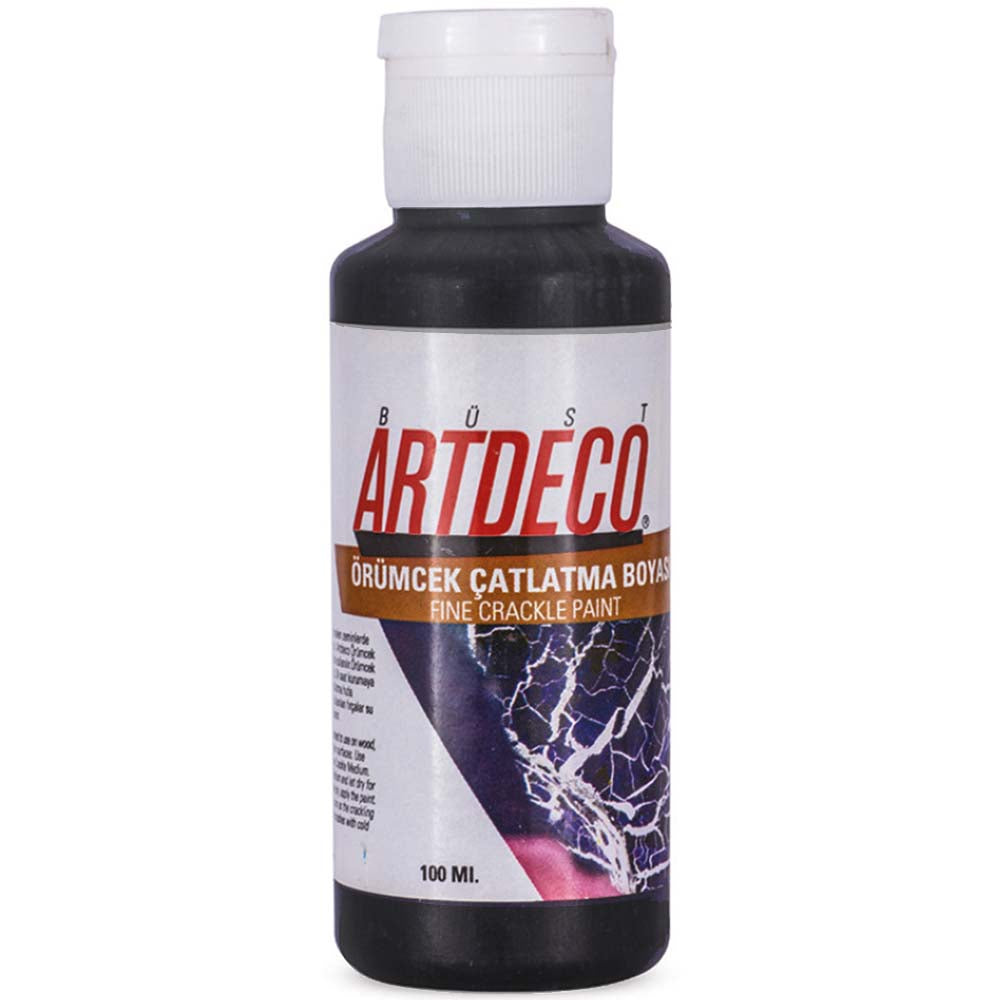 Artdeco Örümcek Çatlatma Boyası 100ml Siyah 1018