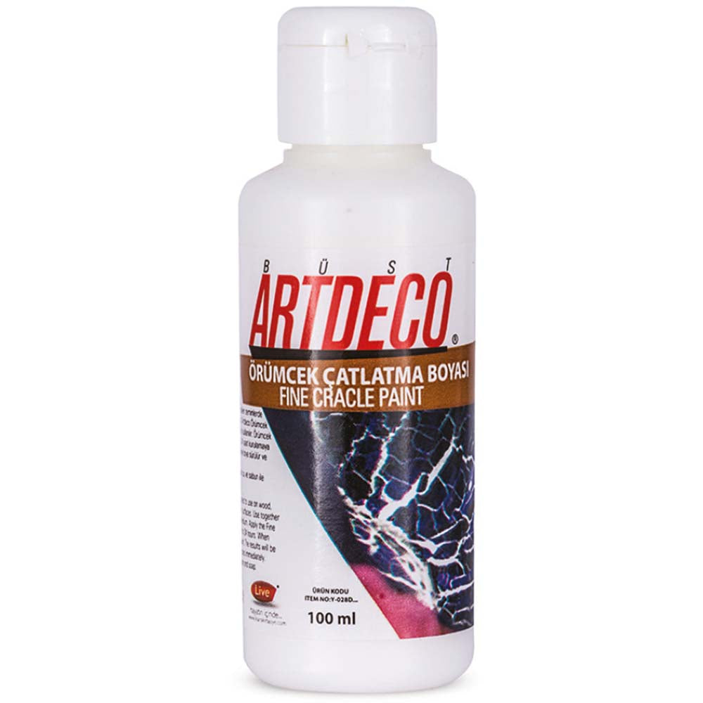 Artdeco Örümcek Çatlatma Boyası 100ml Beyaz 1019