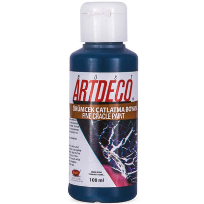 Artdeco Örümcek Çatlatma Boyası 100ml Turkuaz 1030
