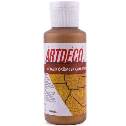 Artdeco Örümcek Çatlatma Boyası 100ml Metalik Aztek 1123
