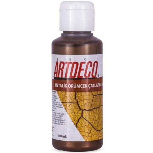 Artdeco Örümcek Çatlatma Boyası 100ml Metalik Kahve 1135