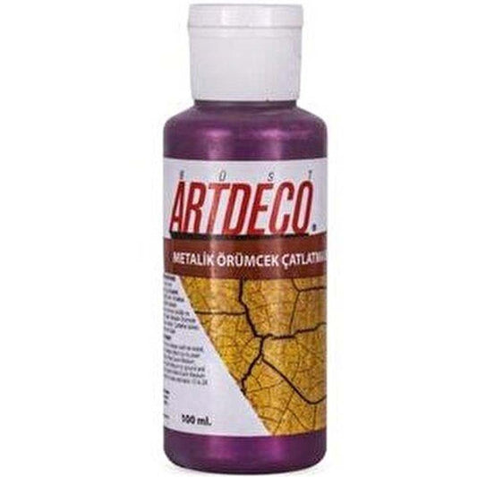Artdeco Örümcek Çatlatma Boyası 100ml Metalik Mor 1138