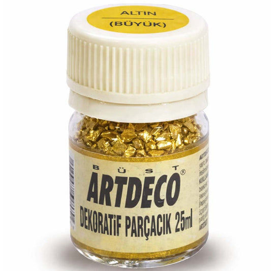 Artdeco Dekoratif Parçacık 25ml Altın(Büyük) P1