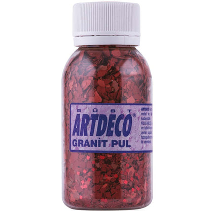 Artdeco Granit Pul 100ml Kırmızı 1078