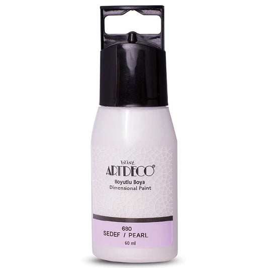 Artdeco Metalik Boyutlu Boya 60ml Sedef 680