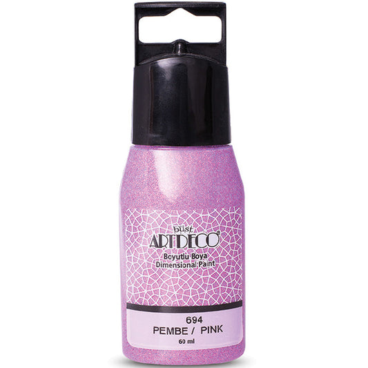 Artdeco Simli Boyutlu Boya 60ml Pembe 694