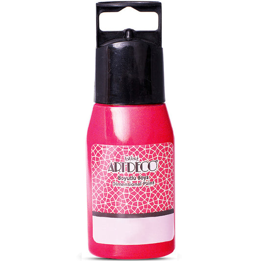 Artdeco Simli Boyutlu Boya 60ml Kırmızı 695