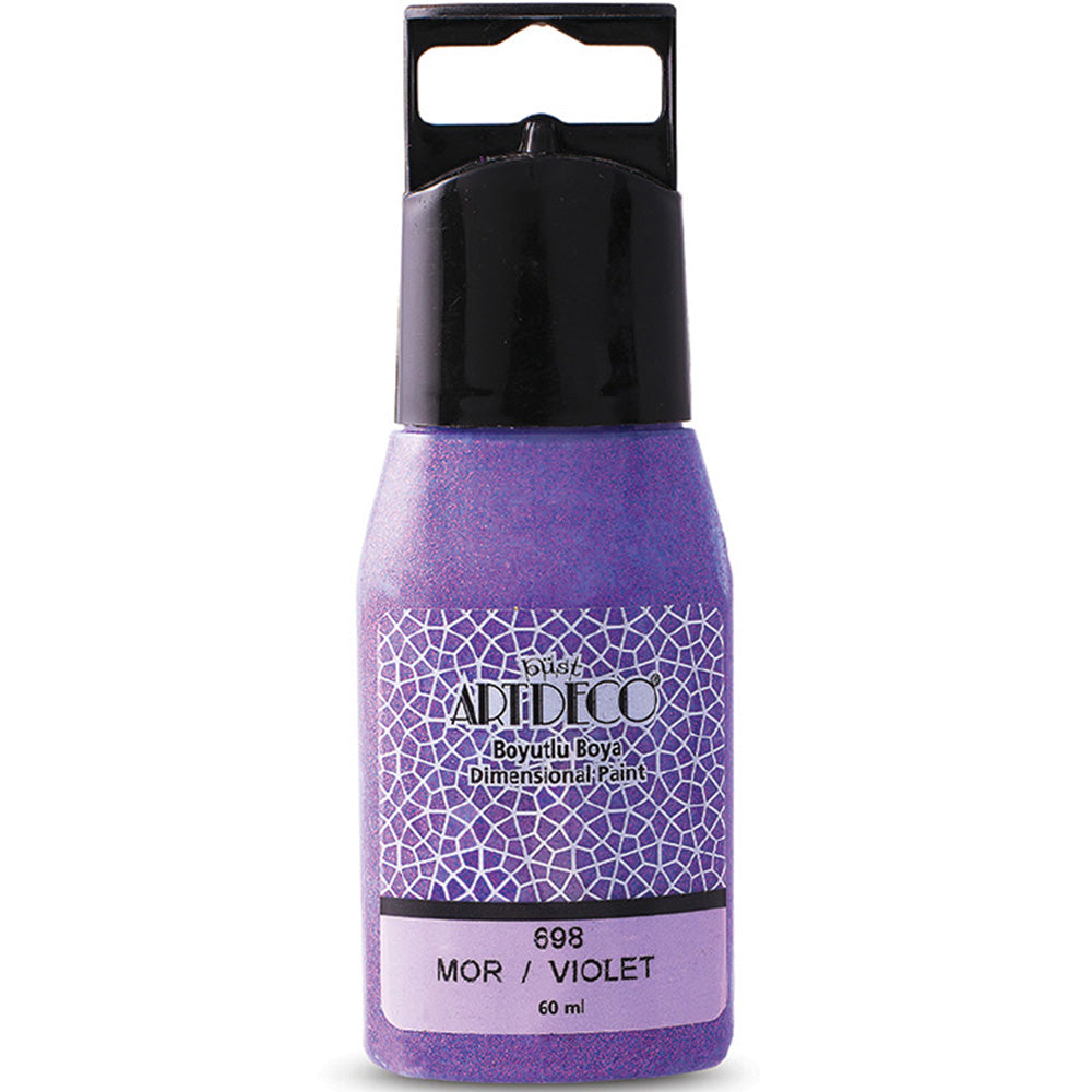 Artdeco Simli Boyutlu Boya 60ml Mor 698