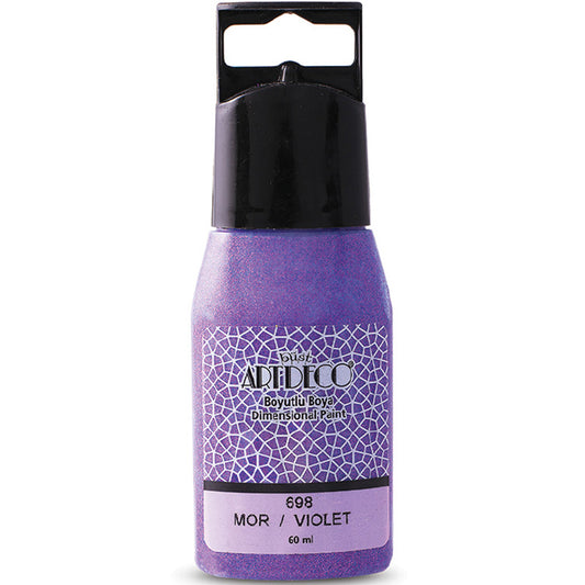 Artdeco Simli Boyutlu Boya 60ml Mor 698