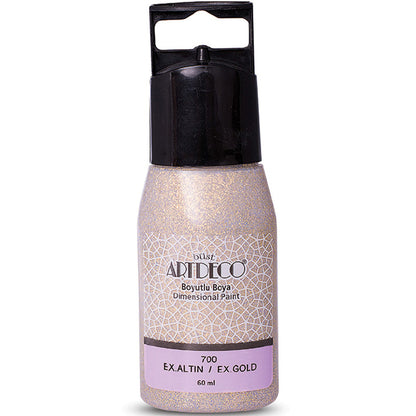 Artdeco Simli Boyutlu Boya 60ml Ekstra Altın 700