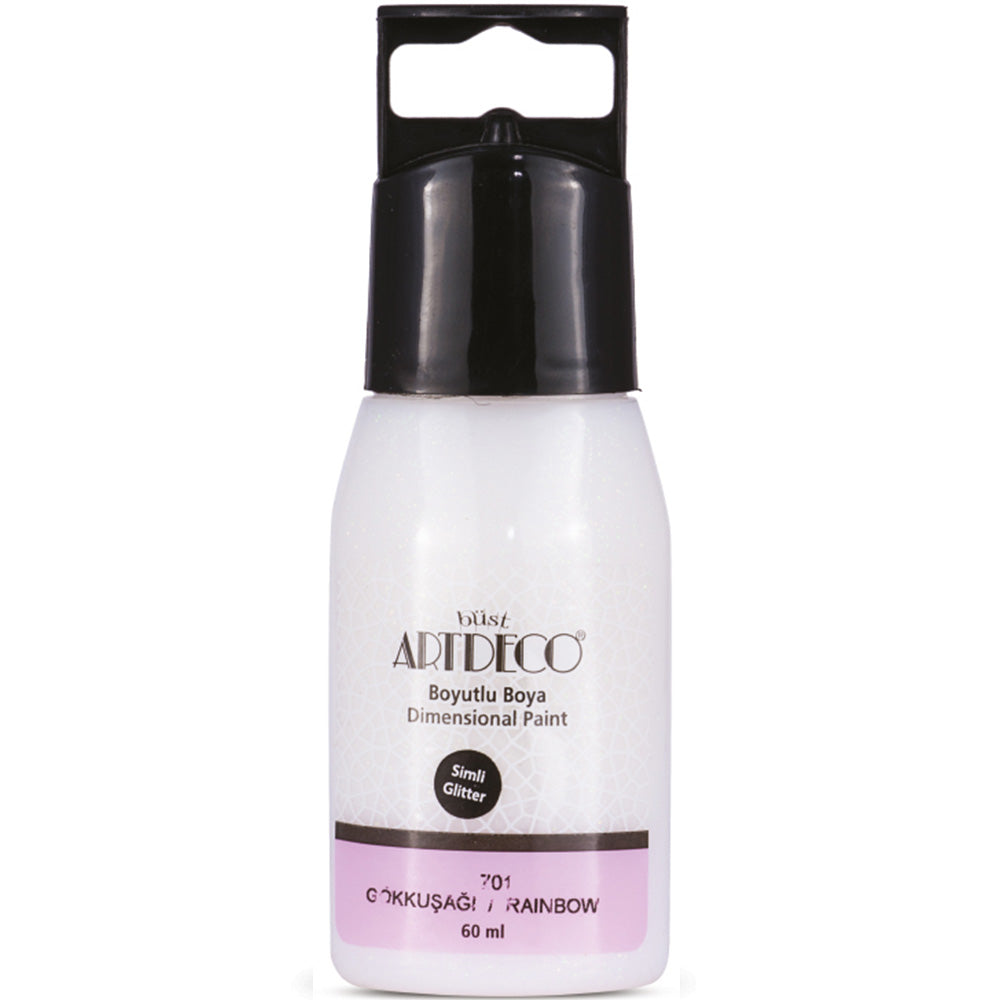 Artdeco Simli Boyutlu Boya 60ml Gökkuşağı 701