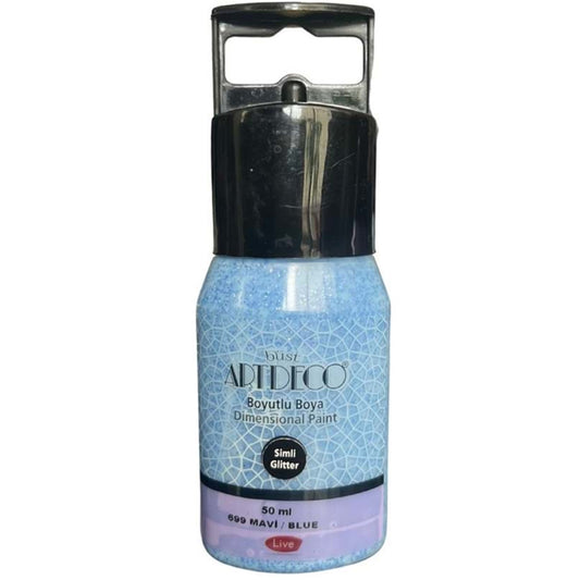 Artdeco Simli Boyutlu Boya 50ml Mavi 699