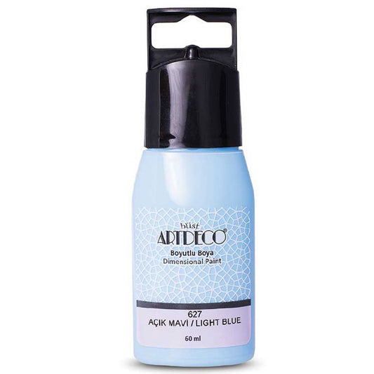 Artdeco Boyutlu Boya 60ml Açık Mavi 627