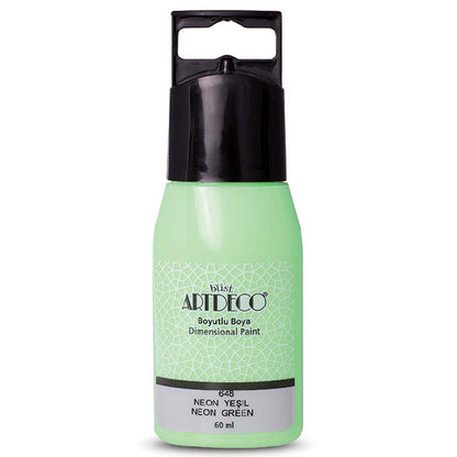 Artdeco Neon Boyutlu Boya 60ml N.Yeşil 648