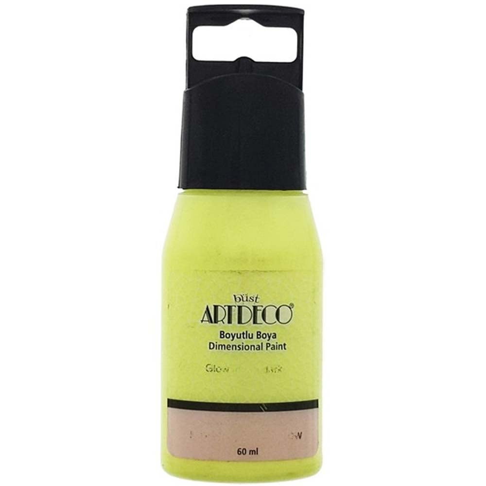 Artdeco Fosforlu Boyutlu Boya 60ml Sarı 661