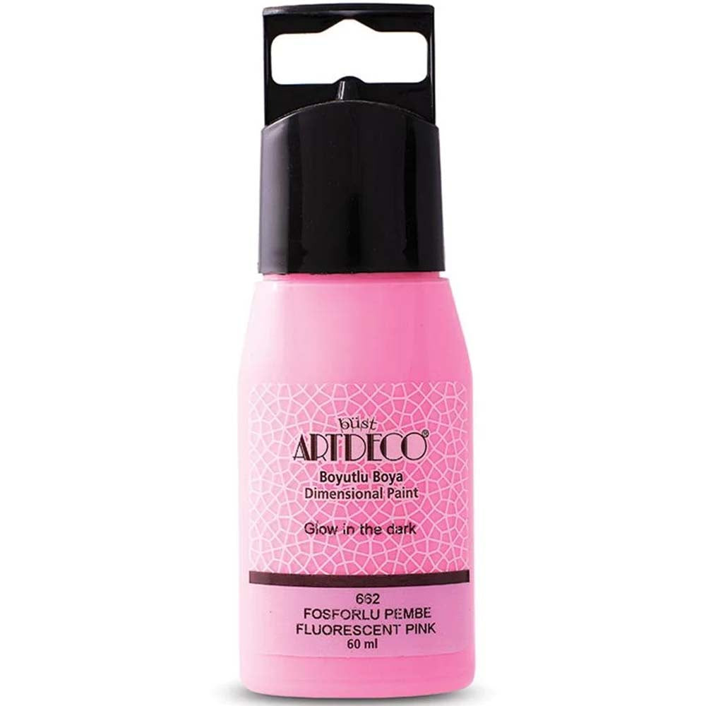 Artdeco Fosforlu Boyutlu Boya 60ml Pembe 662