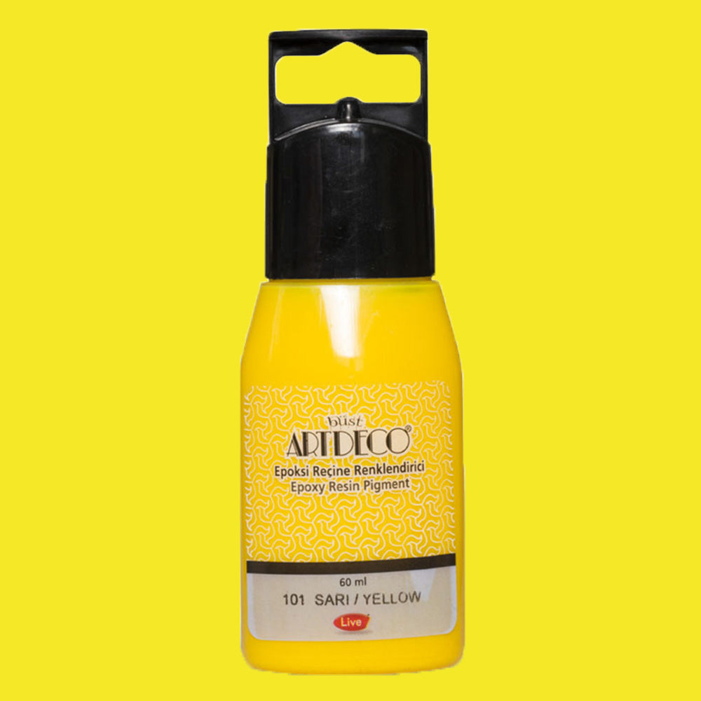 Artdeco Epoksi Reçine Renklendirici 60ml Sarı 101
