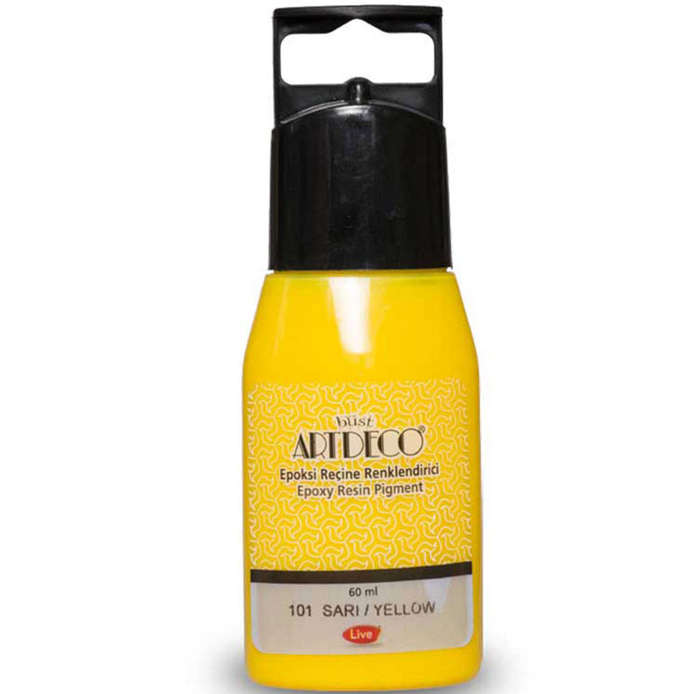 Artdeco Epoksi Reçine Renklendirici 60ml Sarı 101