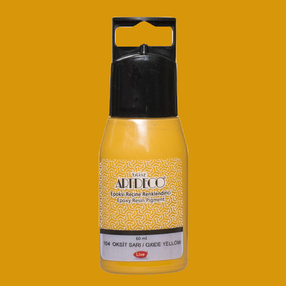 Artdeco Epoksi Reçine Renklendirici 60ml Oksit Sarı 104
