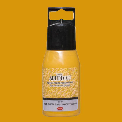 Artdeco Epoksi Reçine Renklendirici 60ml Oksit Sarı 104