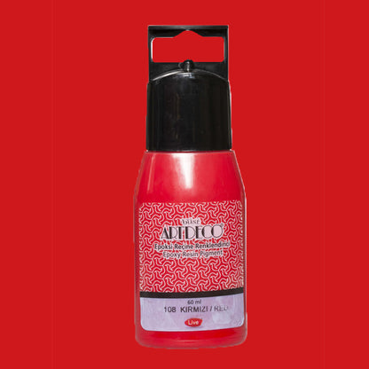 Artdeco Epoksi Reçine Renklendirici 60ml Kırmızı 108
