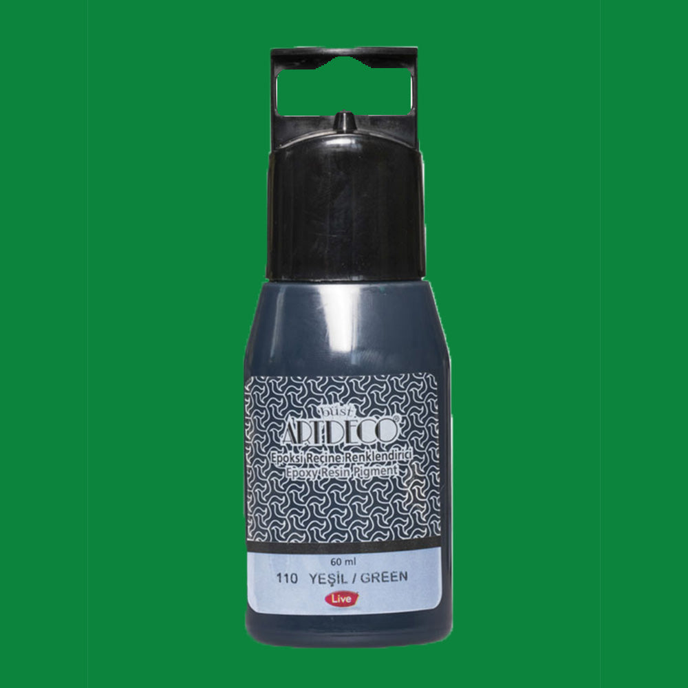 Artdeco Epoksi Reçine Renklendirici 60ml Yeşil 110