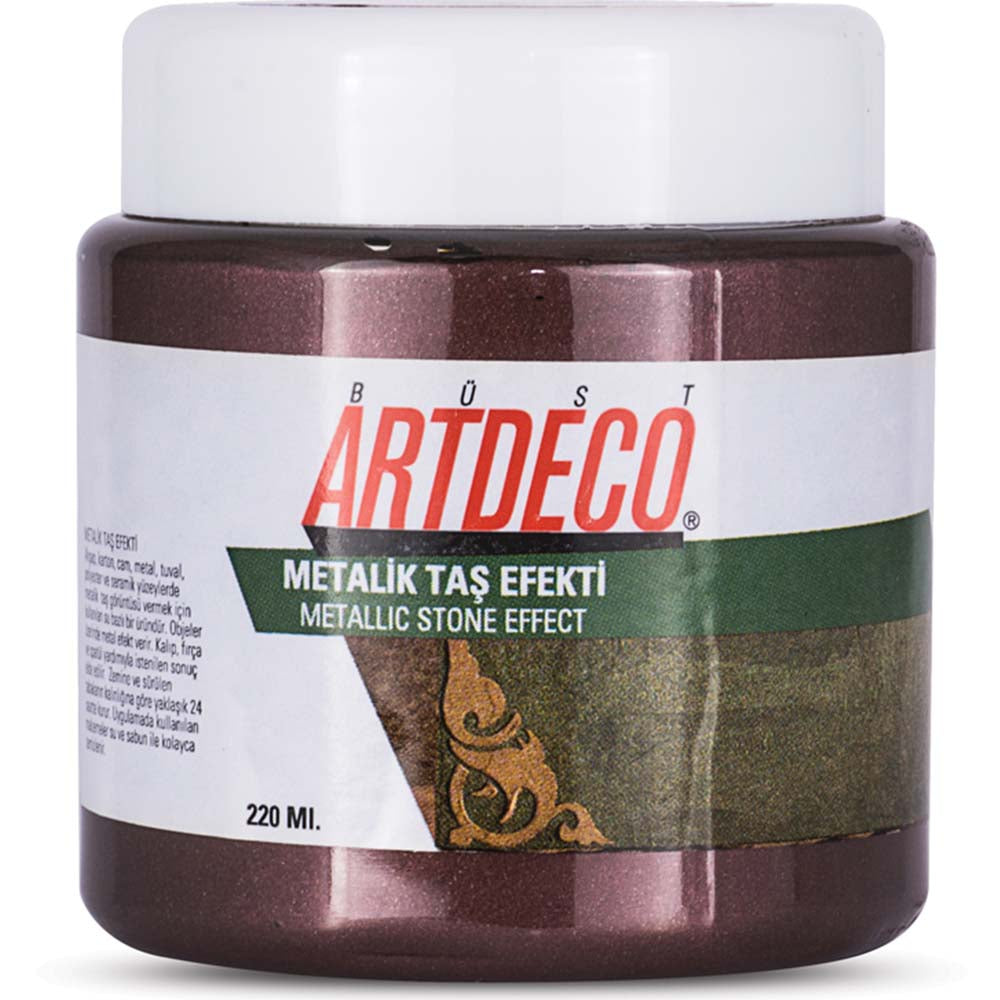 Artdeco Metalik Taş Efekti 220ml Patlıcan Moru 2008