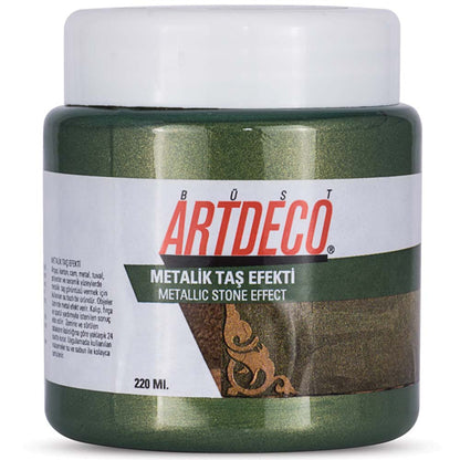 Artdeco Metalik Taş Efekti 220ml Yeşil 2014