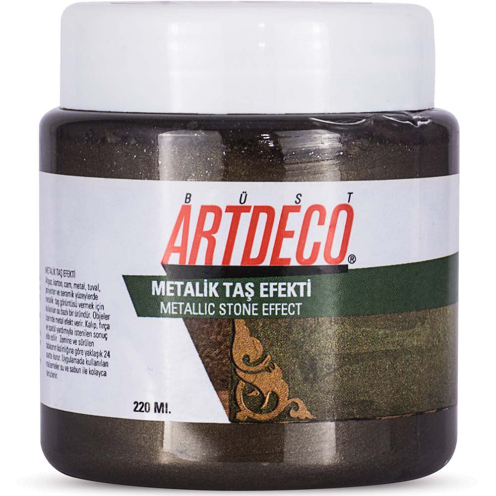 Artdeco Metalik Taş Efekti 220ml Kahverengi 2015