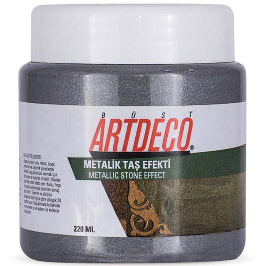 Artdeco Metalik Taş Efekti 220ml Gümüş 2022